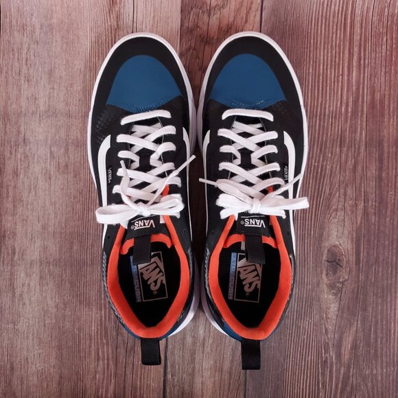 Vans Black and Blue Athletic Shoes - Picture 6 of 15